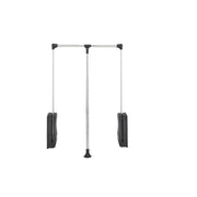 Adj. Pull-Down Closet Rod 21.5 in- 26 in Chrome  21.5 in (546 mm) W x 4 in (102 mm) D x 34.75 in (883 mm) H