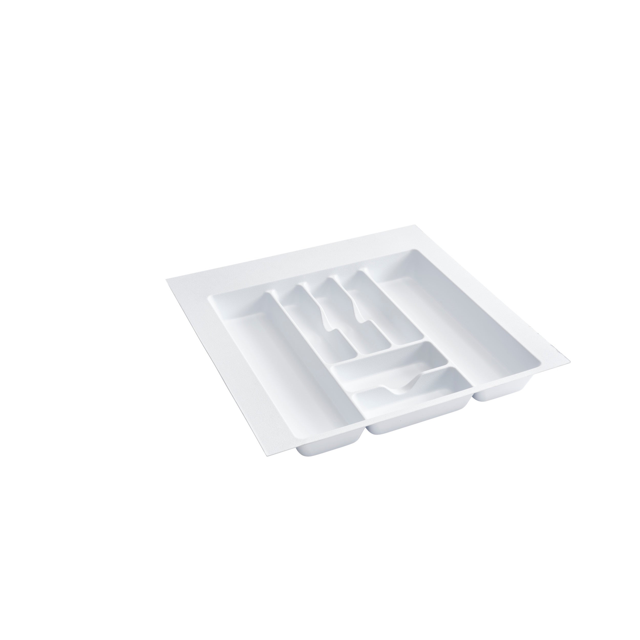 Extra Large White Cutlery Organizer White  21.88 in (556 mm) W x 21.25 in (540 mm) D x 2.38 in (60 mm) H