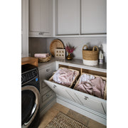 Tilt Out Hamper Basket (Chrome) Chrome  15.5 in (394 mm) W x 13.5 in (343 mm) D x 19.75 in (502 mm) H