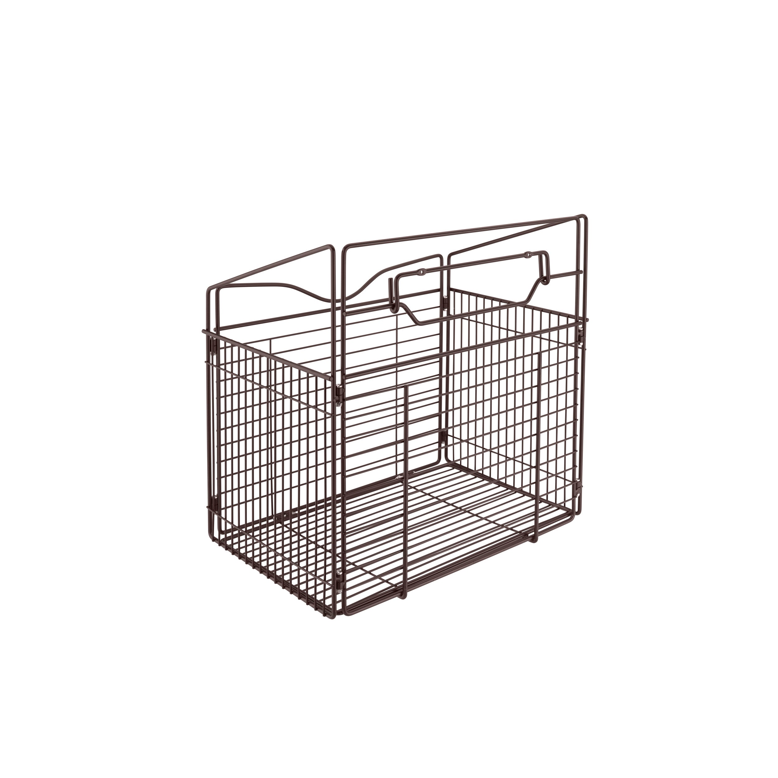 21 in Oil Rubbed Bronze Tilt Out Hamper Basket Oil Rubbed Bronze  20.5 in (521 mm) W x 13.5 in (343 mm) D x 19.75 in (502 mm) H