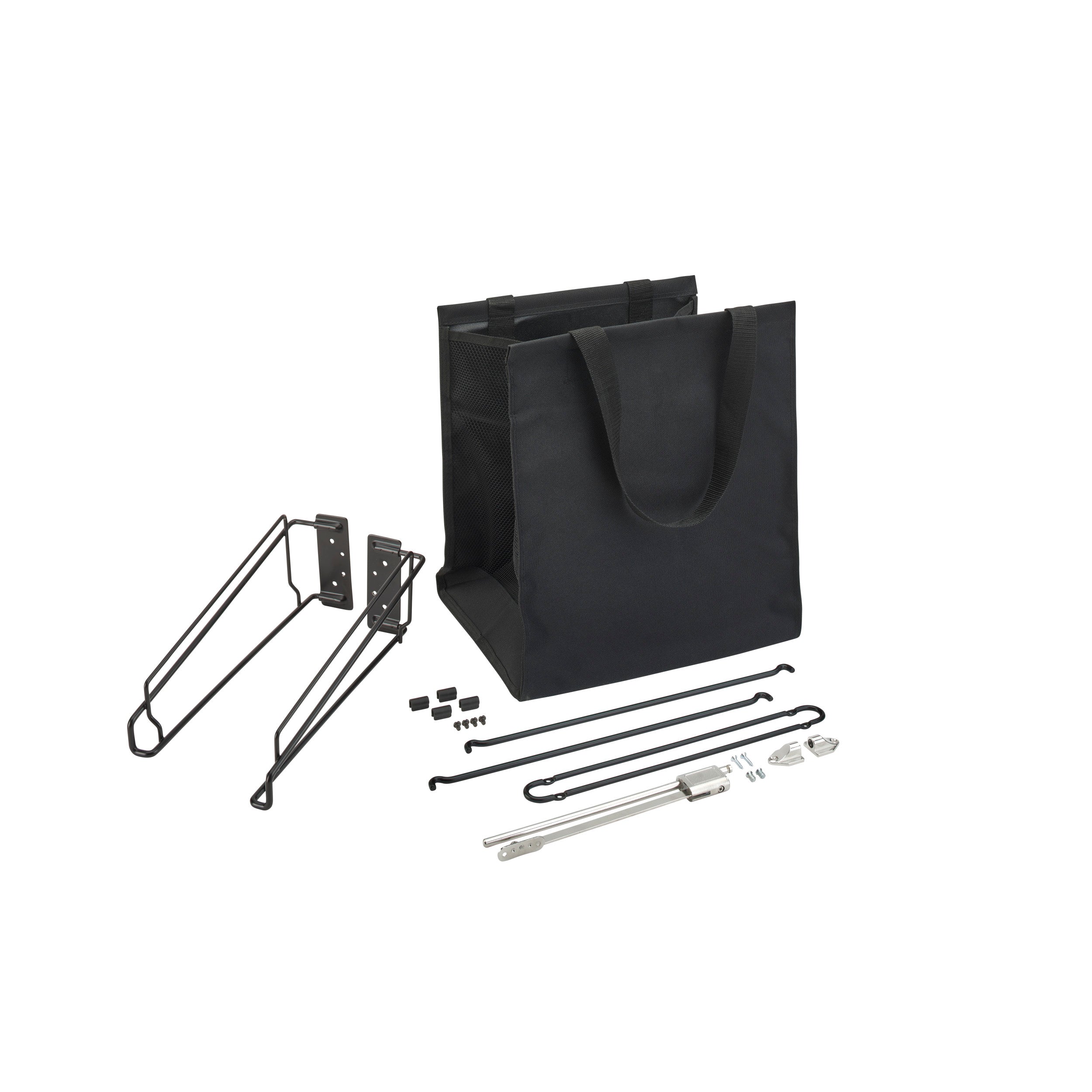 18 in Cloth Tilt Out Hamper Black  16 in (406 mm) W x 13.5 in (343 mm) D x 19.5 in (495 mm) H