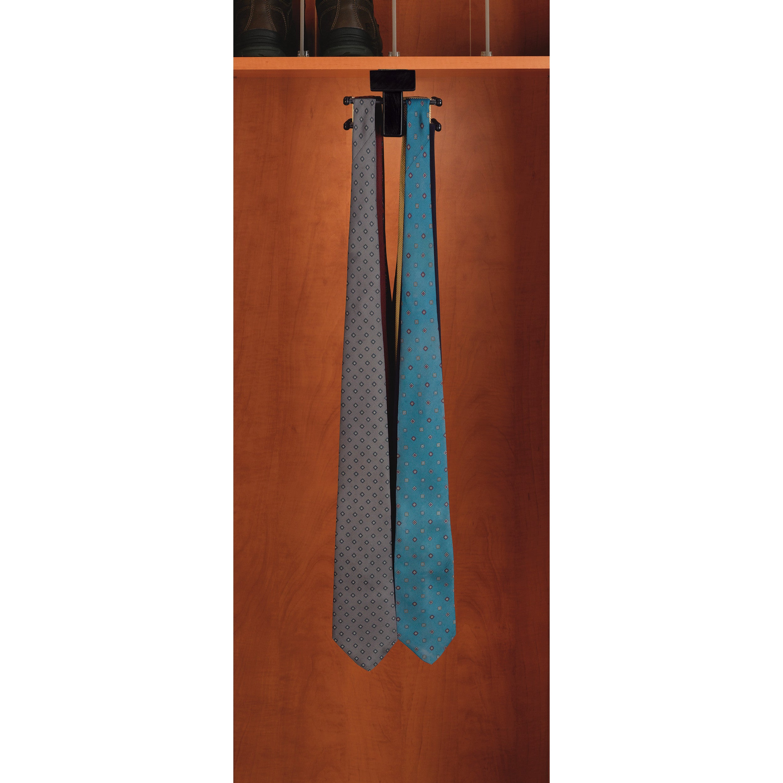 14 in Black Tie Butler? Black  5 in (127 mm) W x 13.88 in (353 mm) D x 3.31 in (84 mm) H