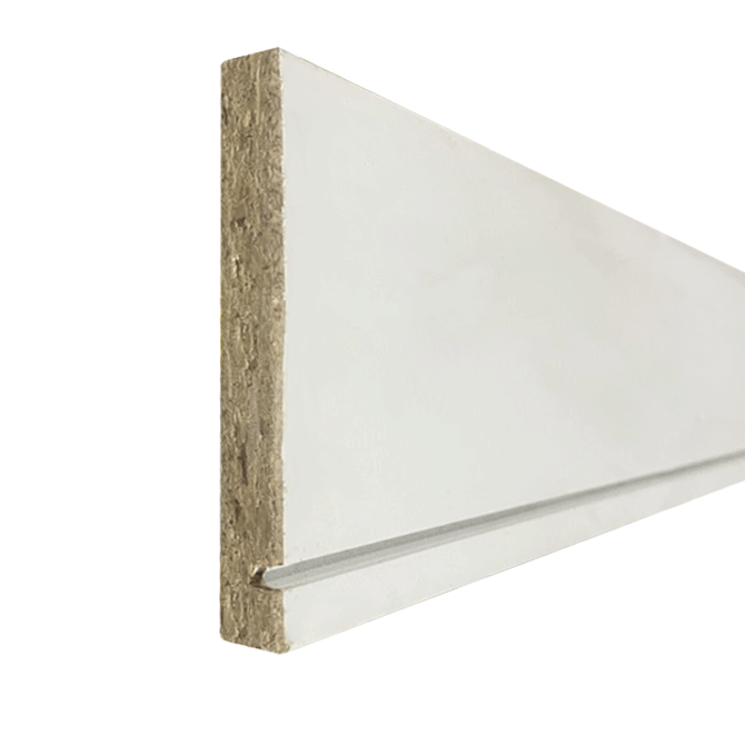 White Melamine Drawer Side, 1/2" (Multiple Sizes)