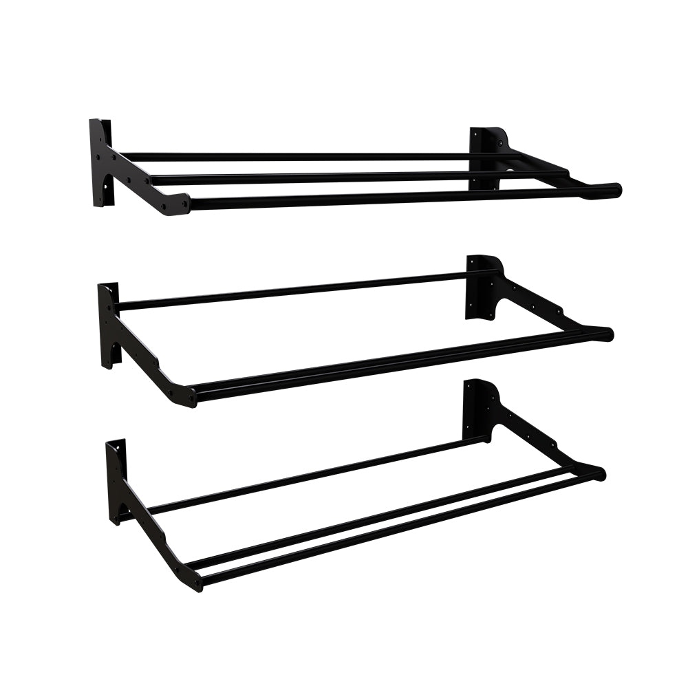 Wine Display Shelf Rack - 13.5" x 27.25" x 5" - Black | Federal Brace