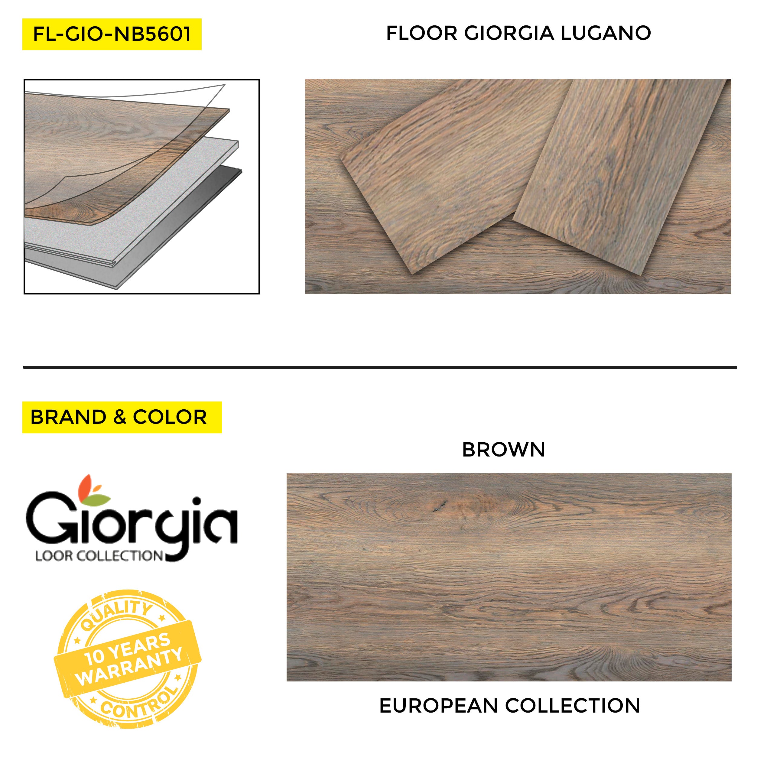 FLOOR GIORGIA LUGANO 7.25"x48"-18.9sqF