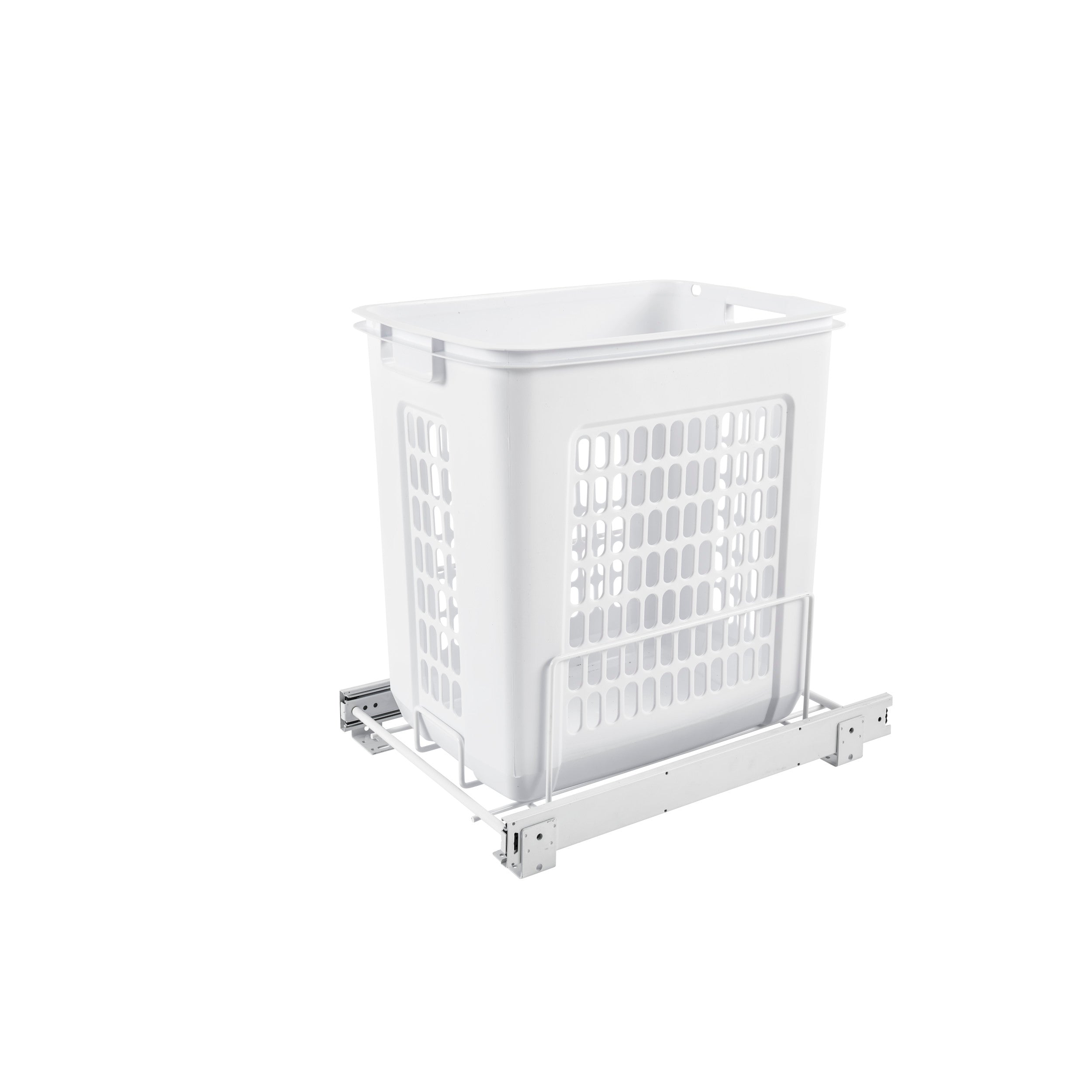 Pullout Hamper White  14.25 in (362 mm) W x 20 in (508 mm) D x 19.38 in (492 mm) H