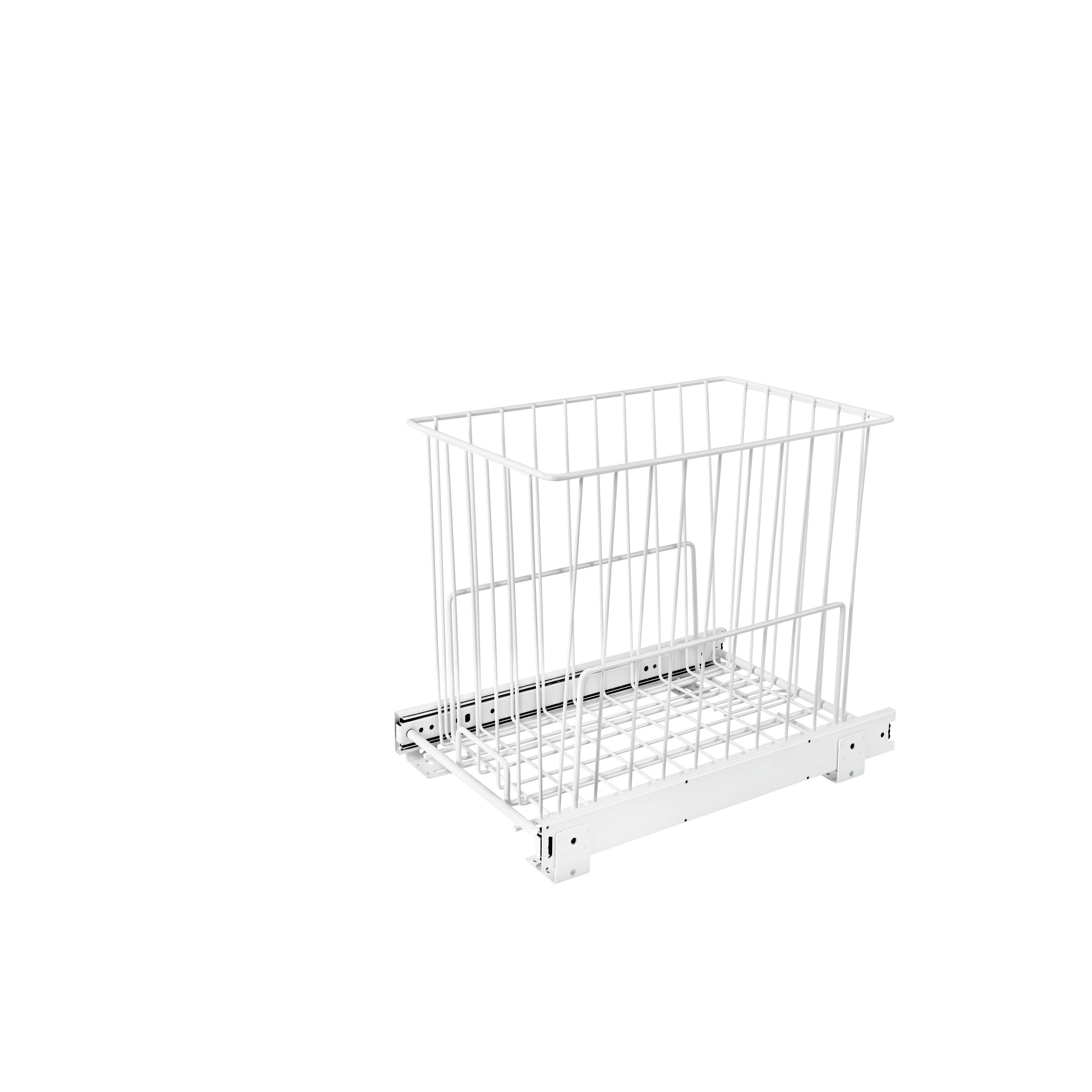 Pull-Out Wire Hamper White  11.88 in (302 mm) W x 18 in (457 mm) D x 14.75 in (375 mm) H