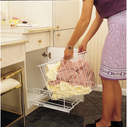 Pull-Out Wire Hamper White  11.88 in (302 mm) W x 18 in (457 mm) D x 19.38 in (492 mm) H