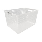 Pullout Hamper/Utility Basket White  14.4 in (366 mm) W x 18.15 in (461 mm) D x 11.9 in (302 mm) H