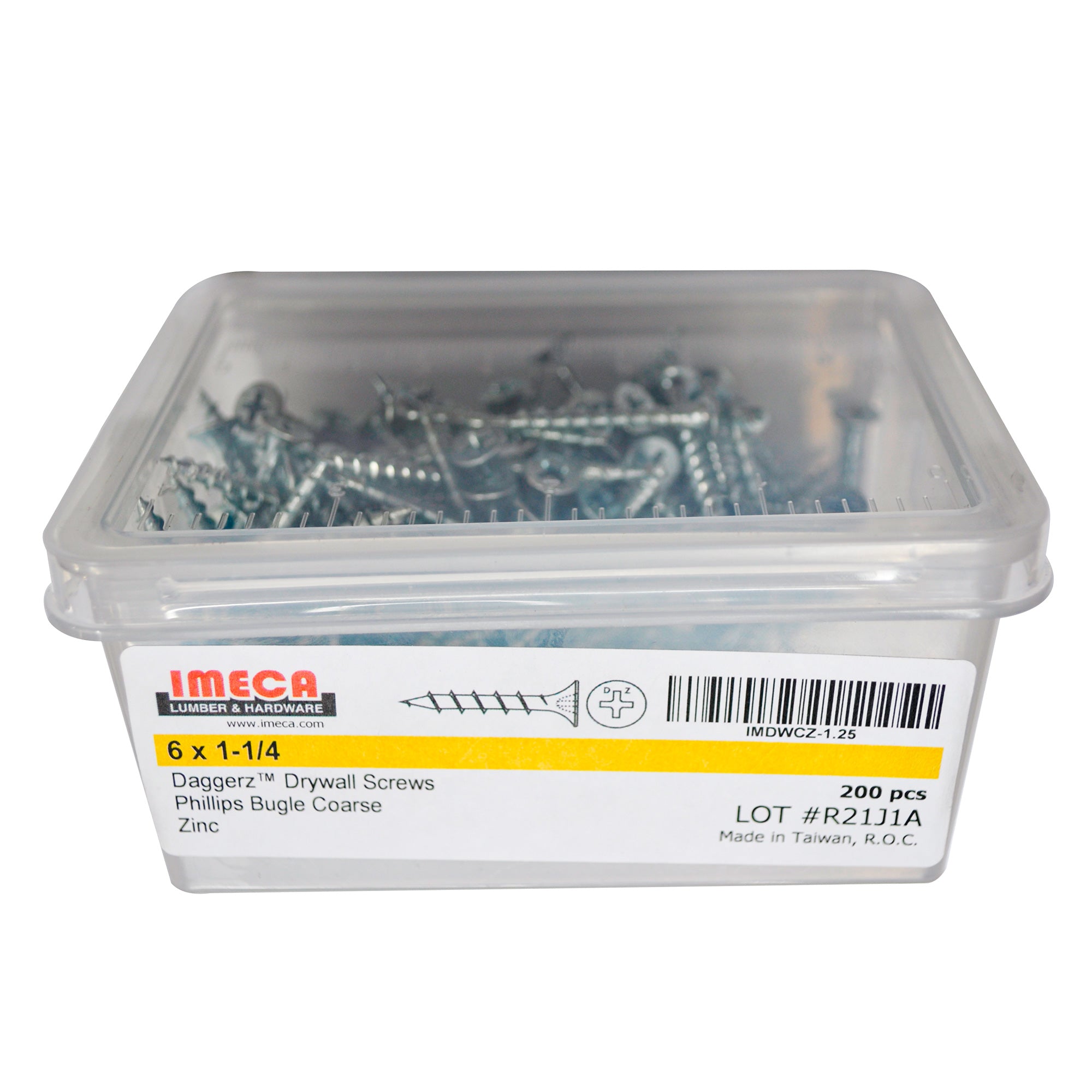 1 1/4" PHILLIPS DRYWALL COARSE ZP 200/BX