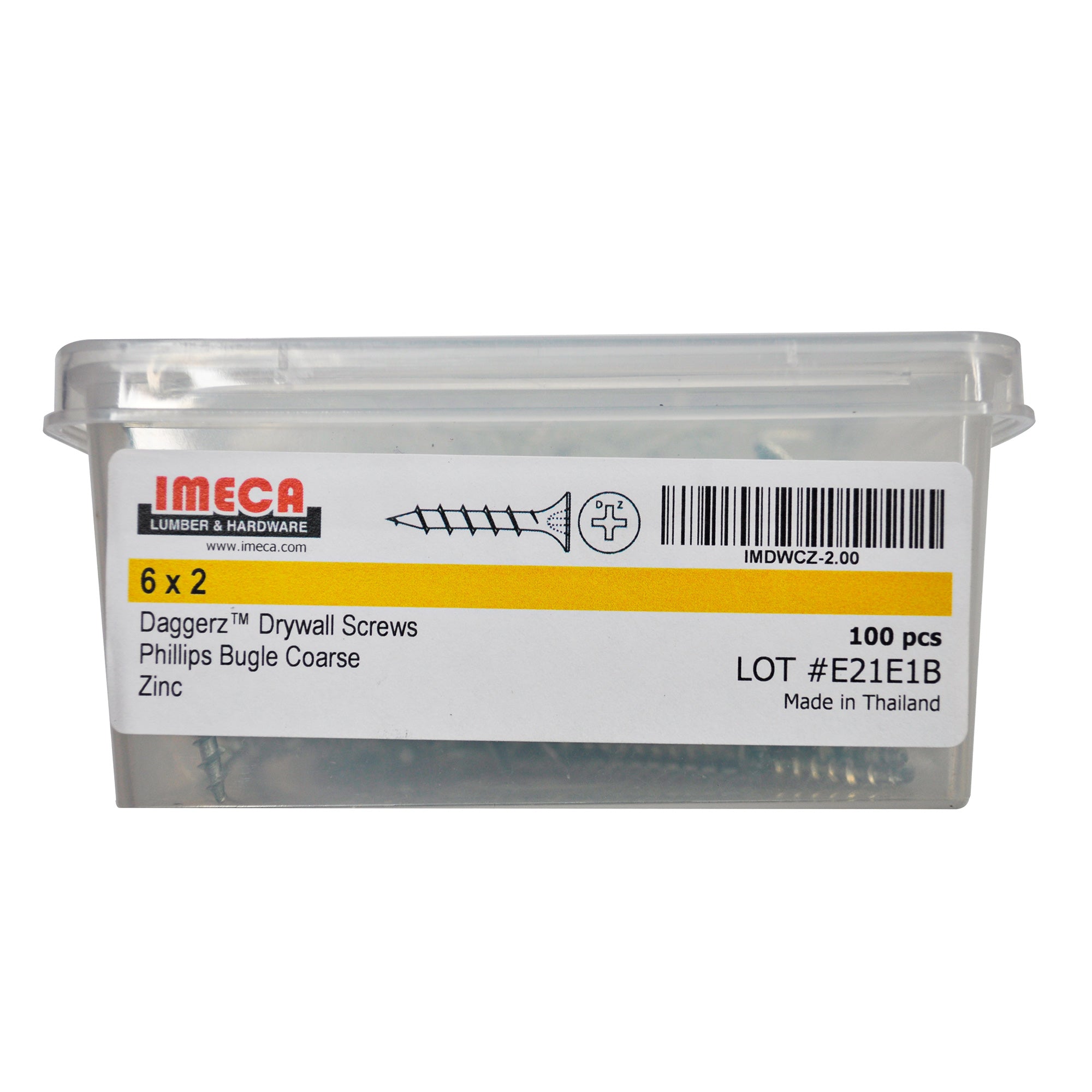 2" PHILLIPS DRYWALL COARSE ZP 100/BX