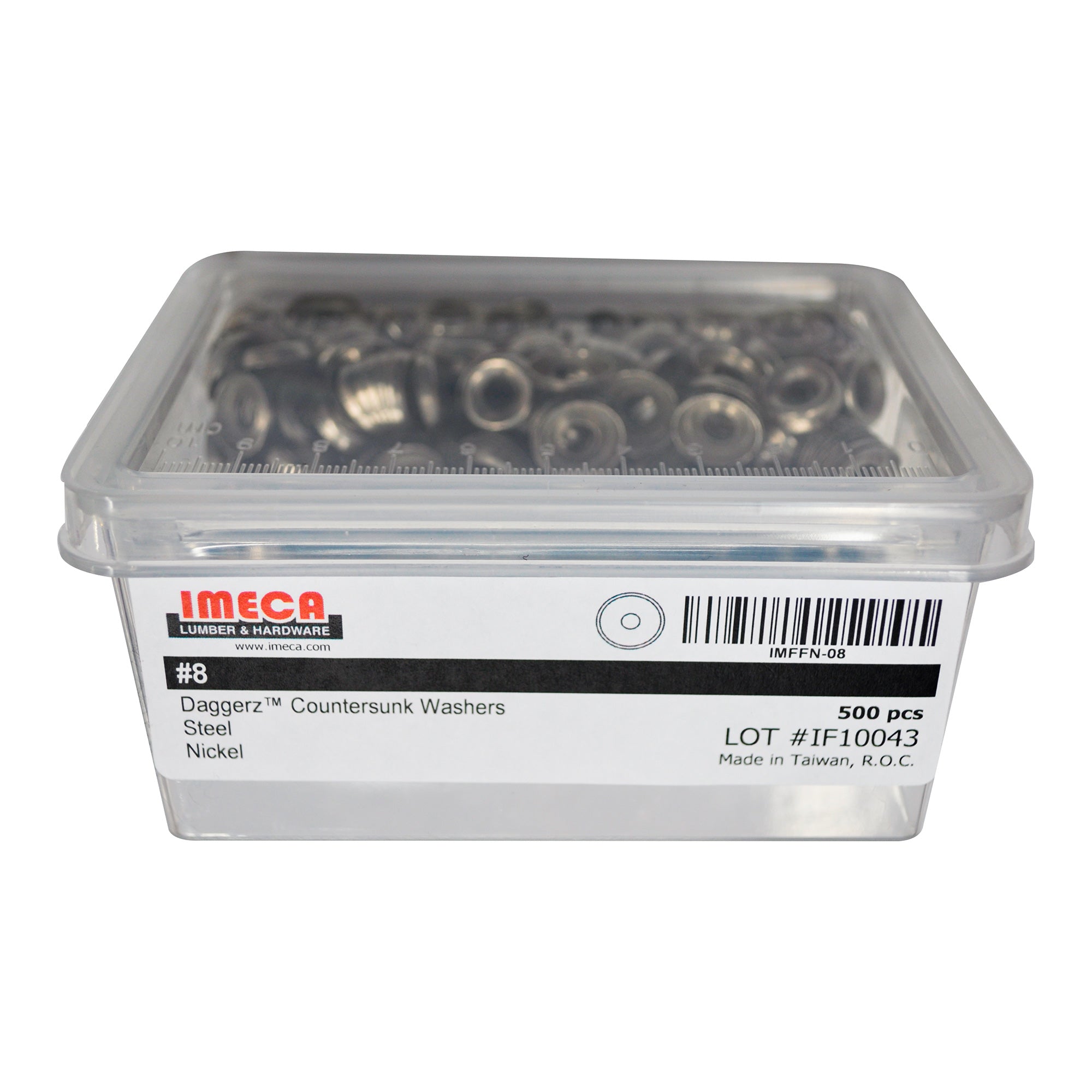 8 Countersunk Washers 500/BX