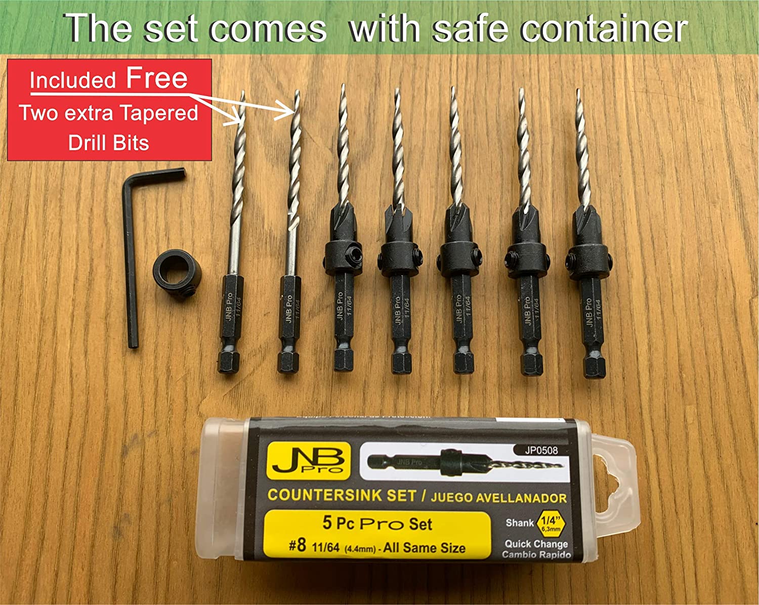5 Pc Pro Set- #8 All Same Size Countersi