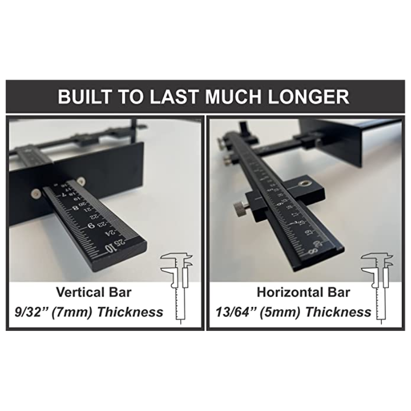 Full Aluminum Hardware Jig Black
