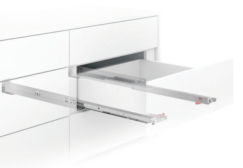 FULL FIT POWER SOFT CLOSE UNDERMOUNT SLIDE 457MM 18"