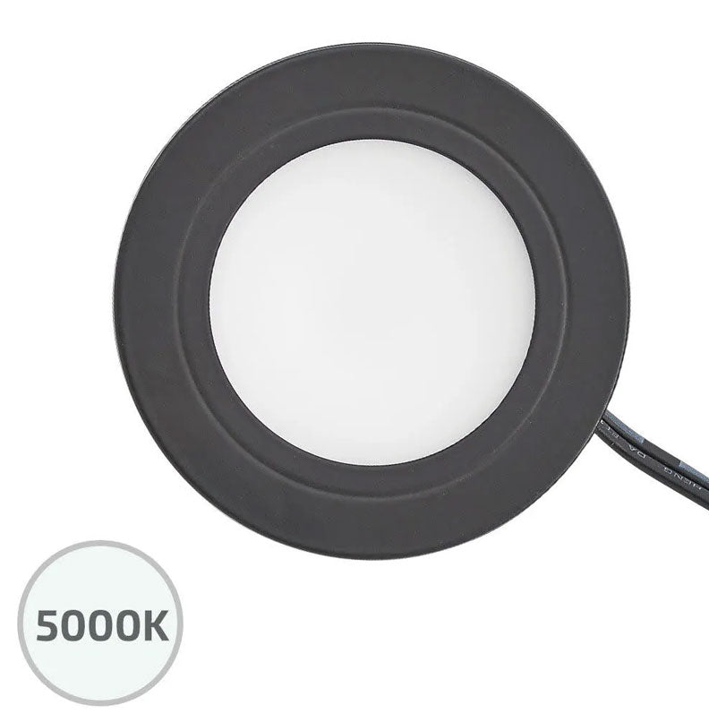 3W EquiLine Puck, 5000K Black Black