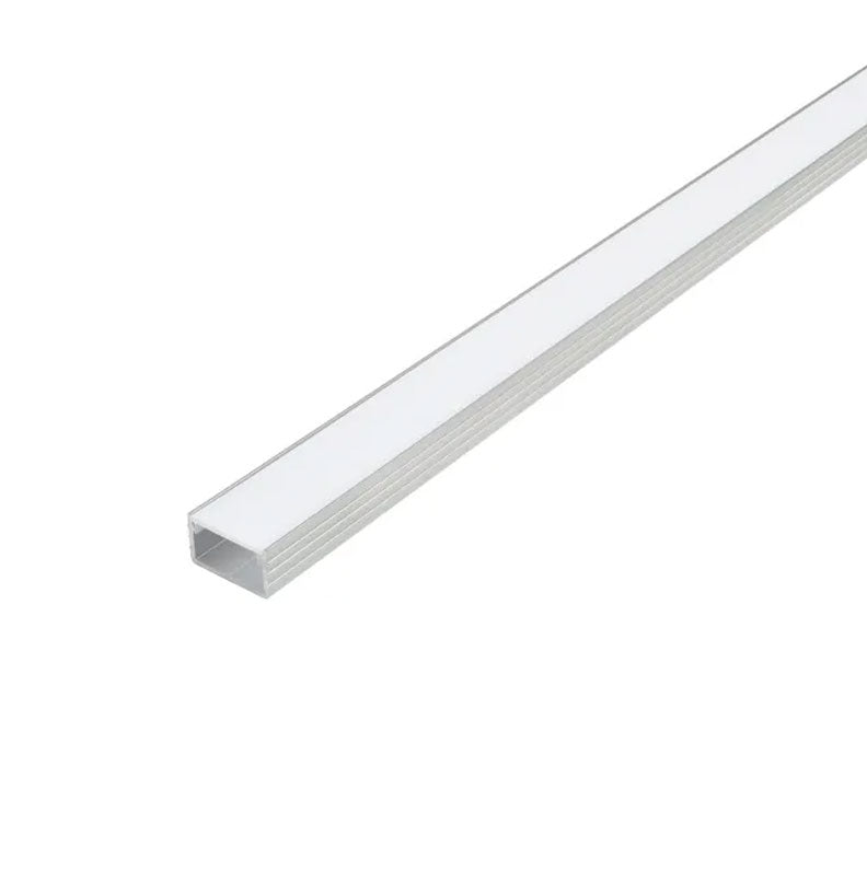 94" FLUSH EXTRUSION SATIN CLEAR W/FLAT MILK DIFFUSER