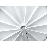 32 in White Polymer Kidney Lazy Susans 2-Shelf White  32 in (813 mm) W x 32 in (813 mm) D x 26 in (660 mm) H