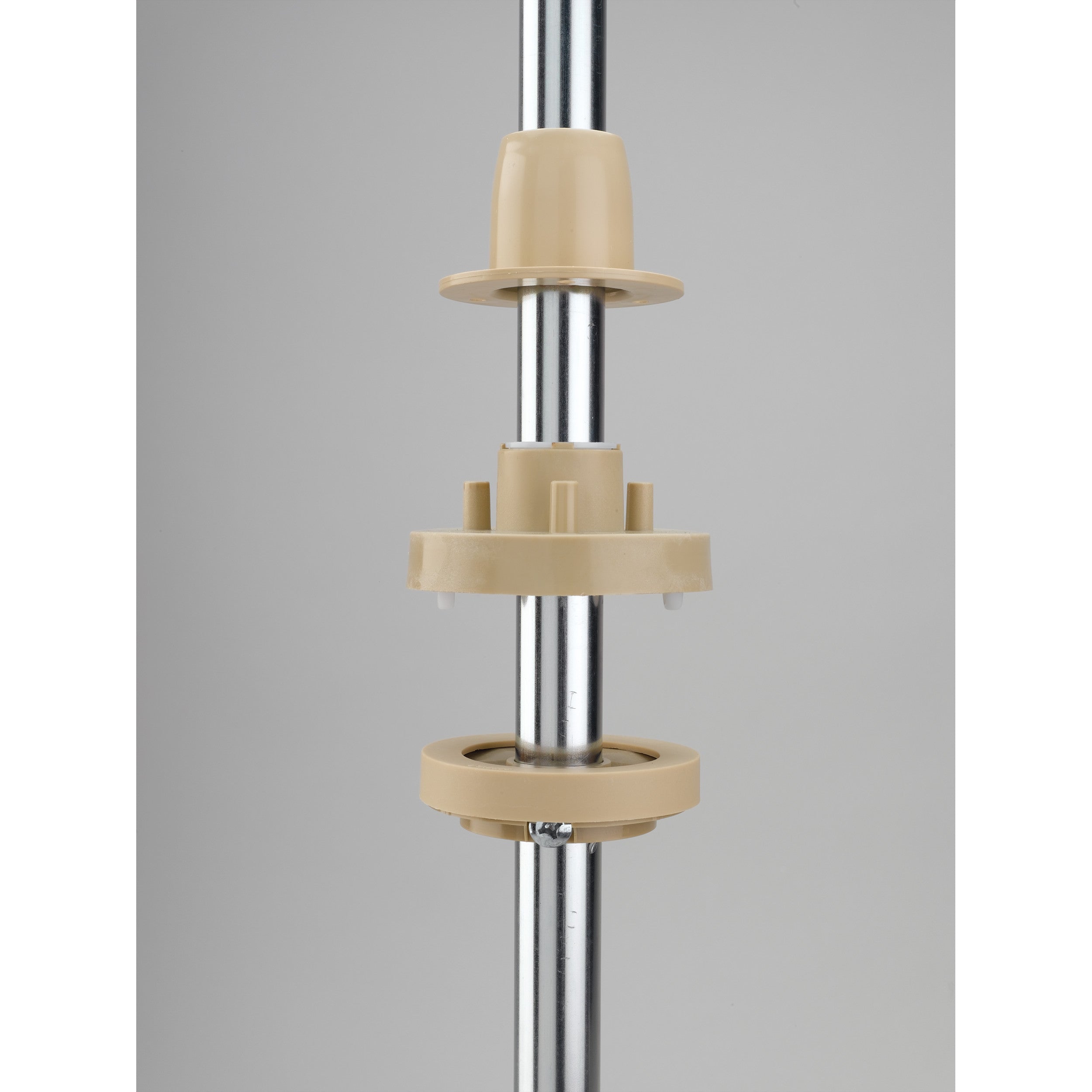 20 in Banded Wood Full Circle Lazy Susans 2-Shelf Natural  20 in (508 mm) W x 20 in (508 mm) D x 26 in (660 mm) H