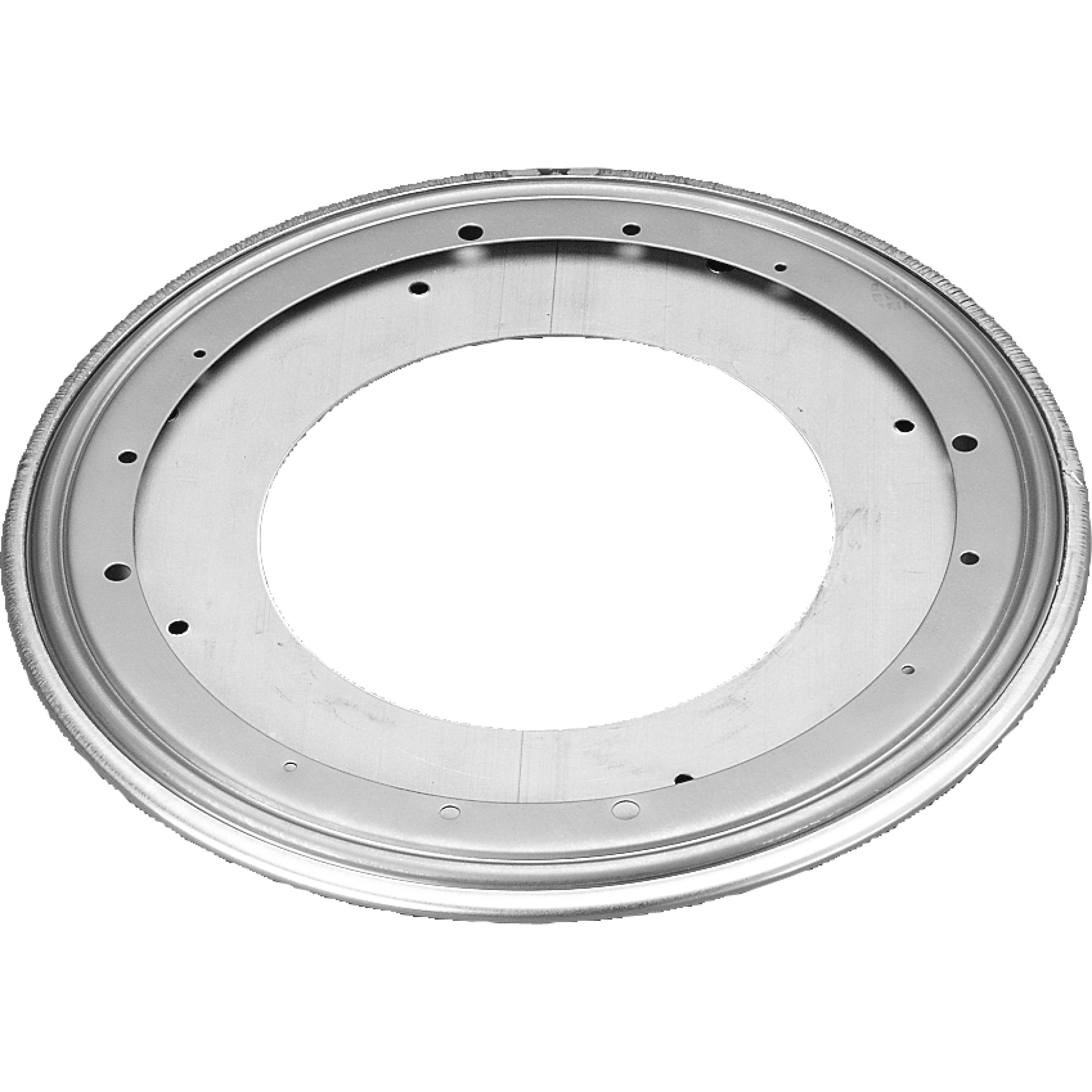20 in Banded Wood D-Shape Lazy Susan w/steel bearing Natural  20 in (508 mm) W x 20 in (508 mm) D x 2.94 in (75 mm) H