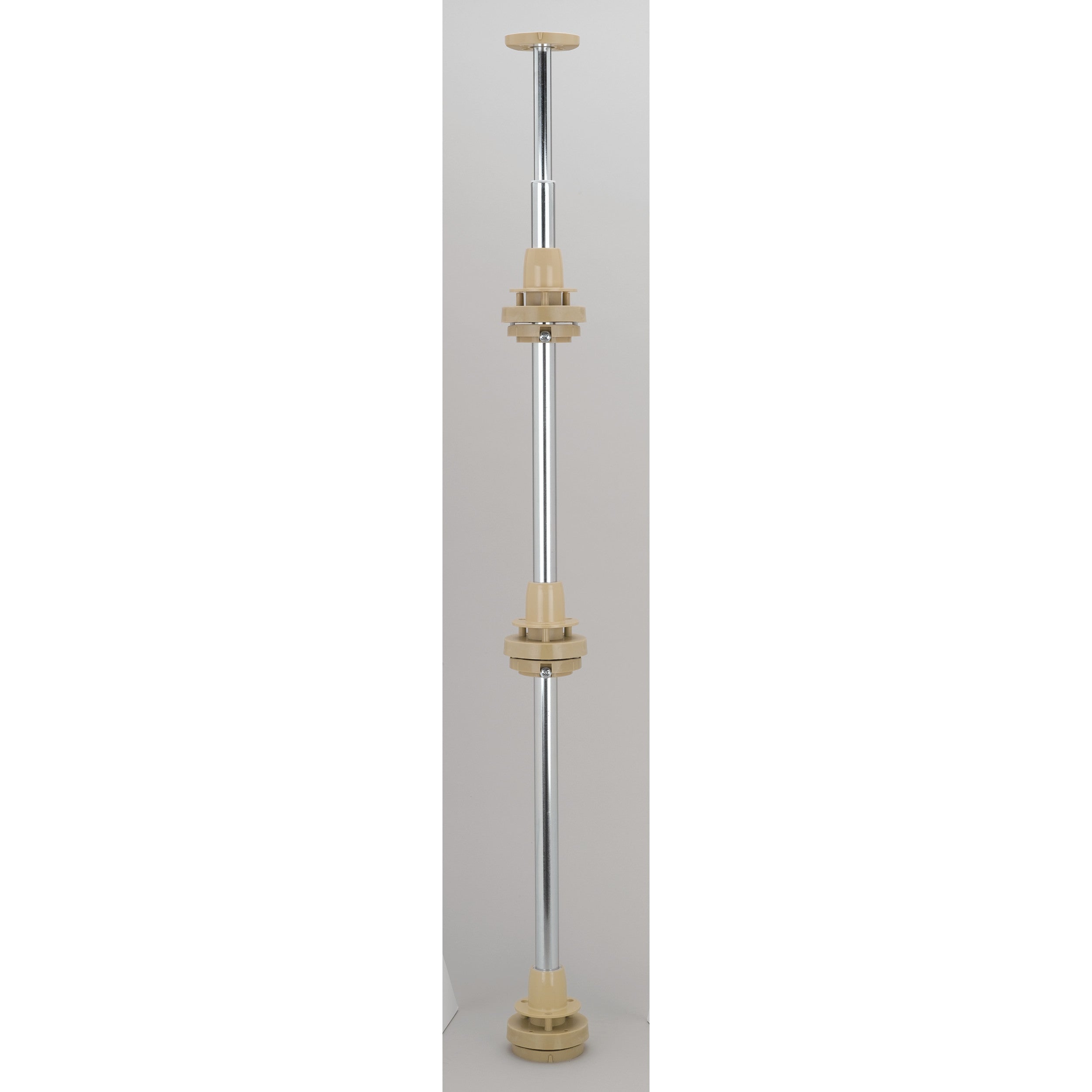 20 in Banded Wood D-Shape Lazy Susans 3-Shelf Natural  20 in (508 mm) W x 20 in (508 mm) D x 38 in (965 mm) H