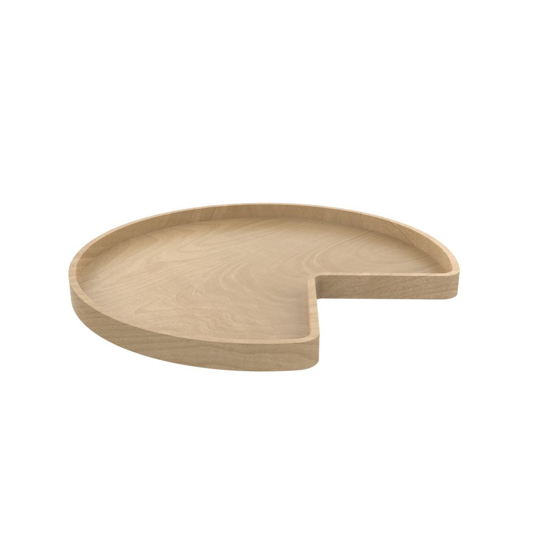 32" LD Banded Wood Kidney Tray Swivel Mo