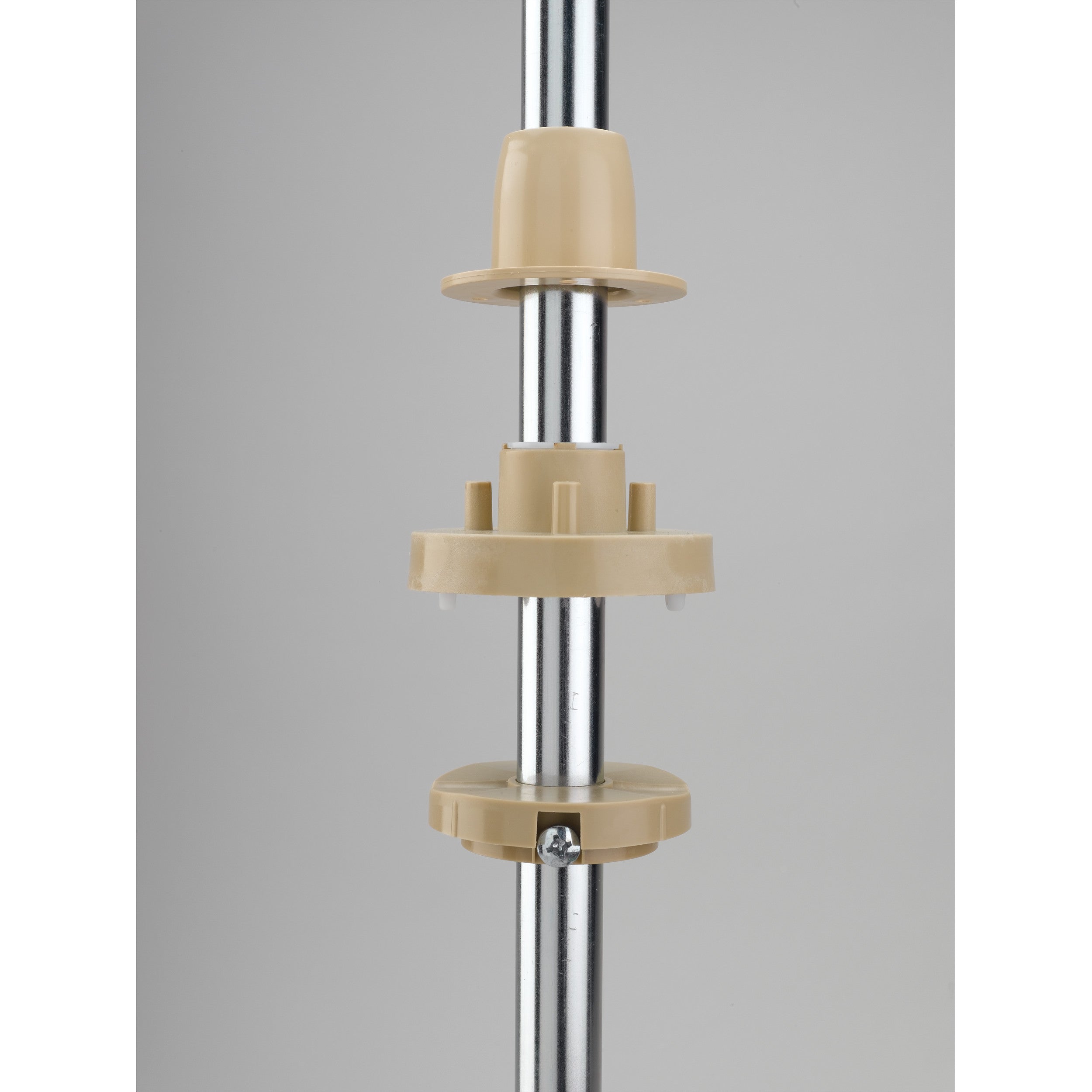 24 in Banded Wood Kidney Lazy Susans 2-Shelf Natural  24 in (610 mm) W x 24 in (610 mm) D x 26 in (660 mm) H