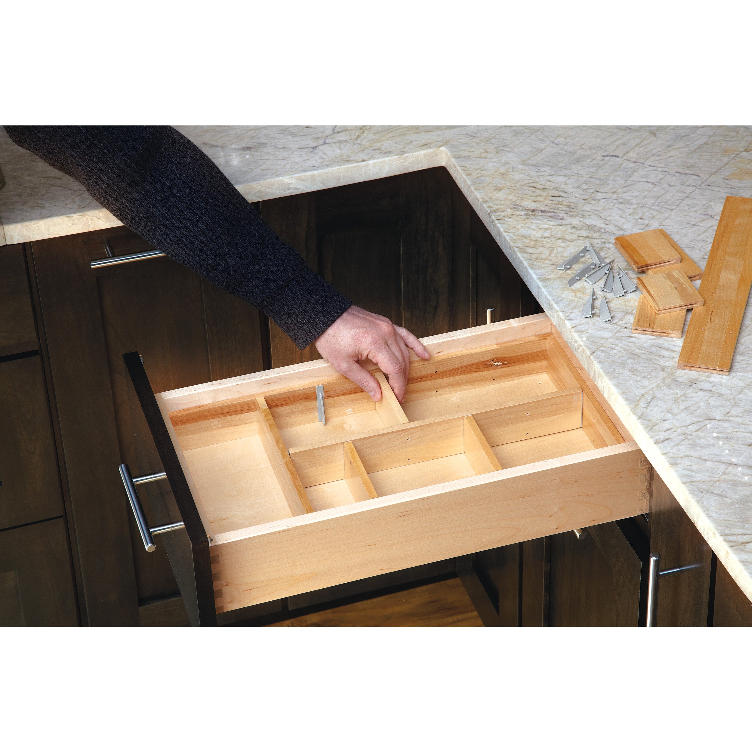 Wood Drawer Organizer Kit 15