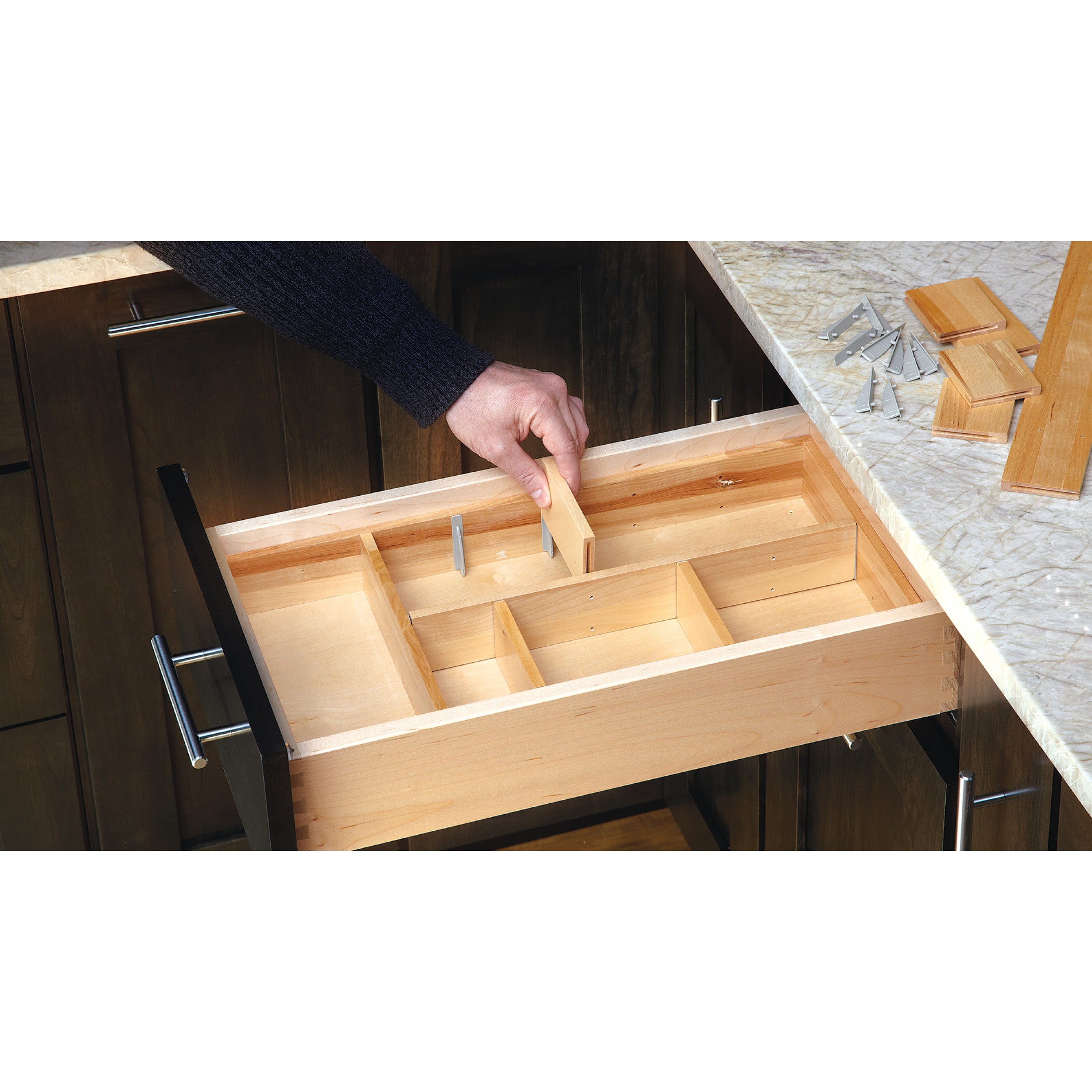 Wood Drawer Organizer Kit 21