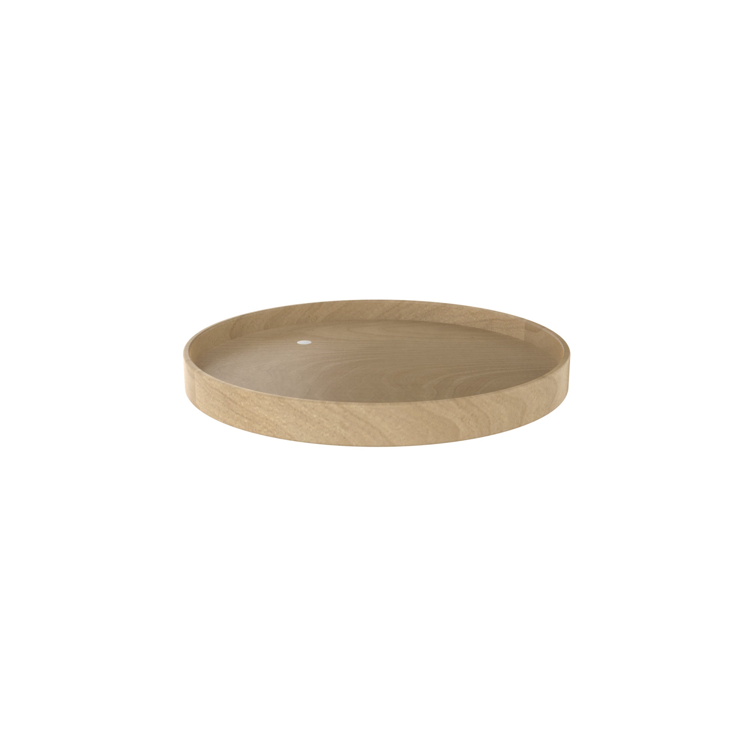 24 in Natural Wood Full Circle Shelf Only Natural  24 in (610 mm) W x 24 in (610 mm) D x 2.38 in (60 mm) H