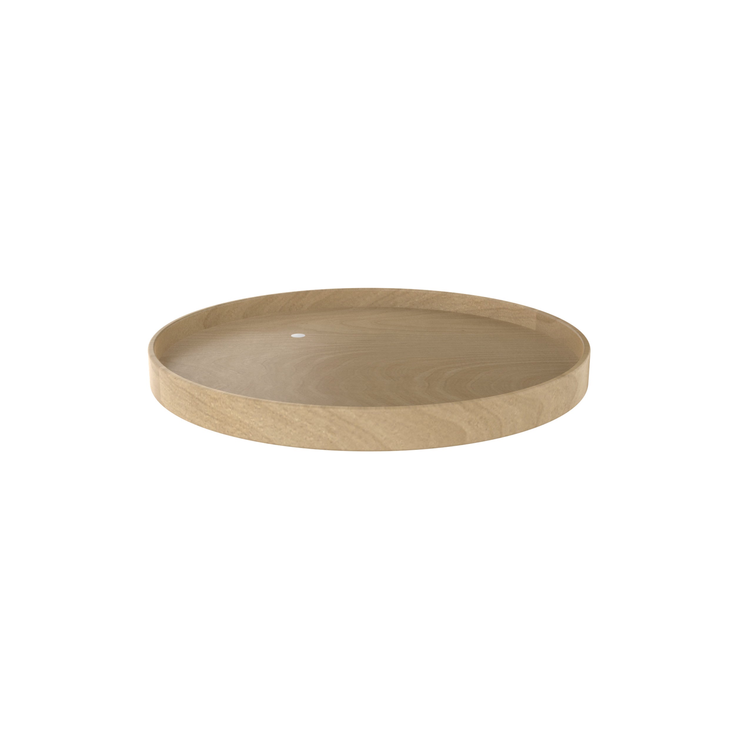 28 in Natural Wood Full Circle Lazy Susan Natural  28 in (711 mm) W x 28 in (711 mm) D x 3.78 in (96 mm) H