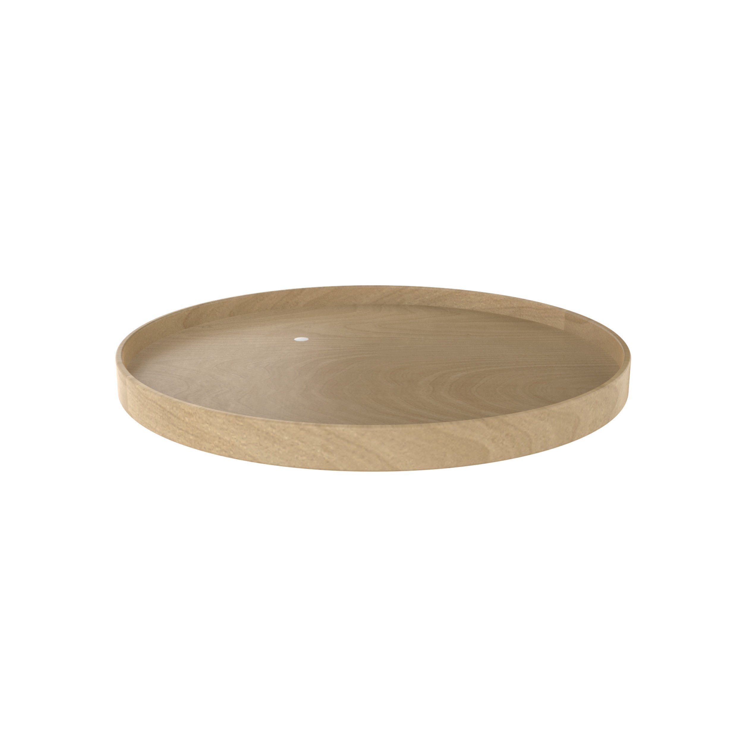 32 in Natural Wood Full Circle Shelf Only Natural  32 in (813 mm) W x 32 in (813 mm) D x 2.38 in (60 mm) H