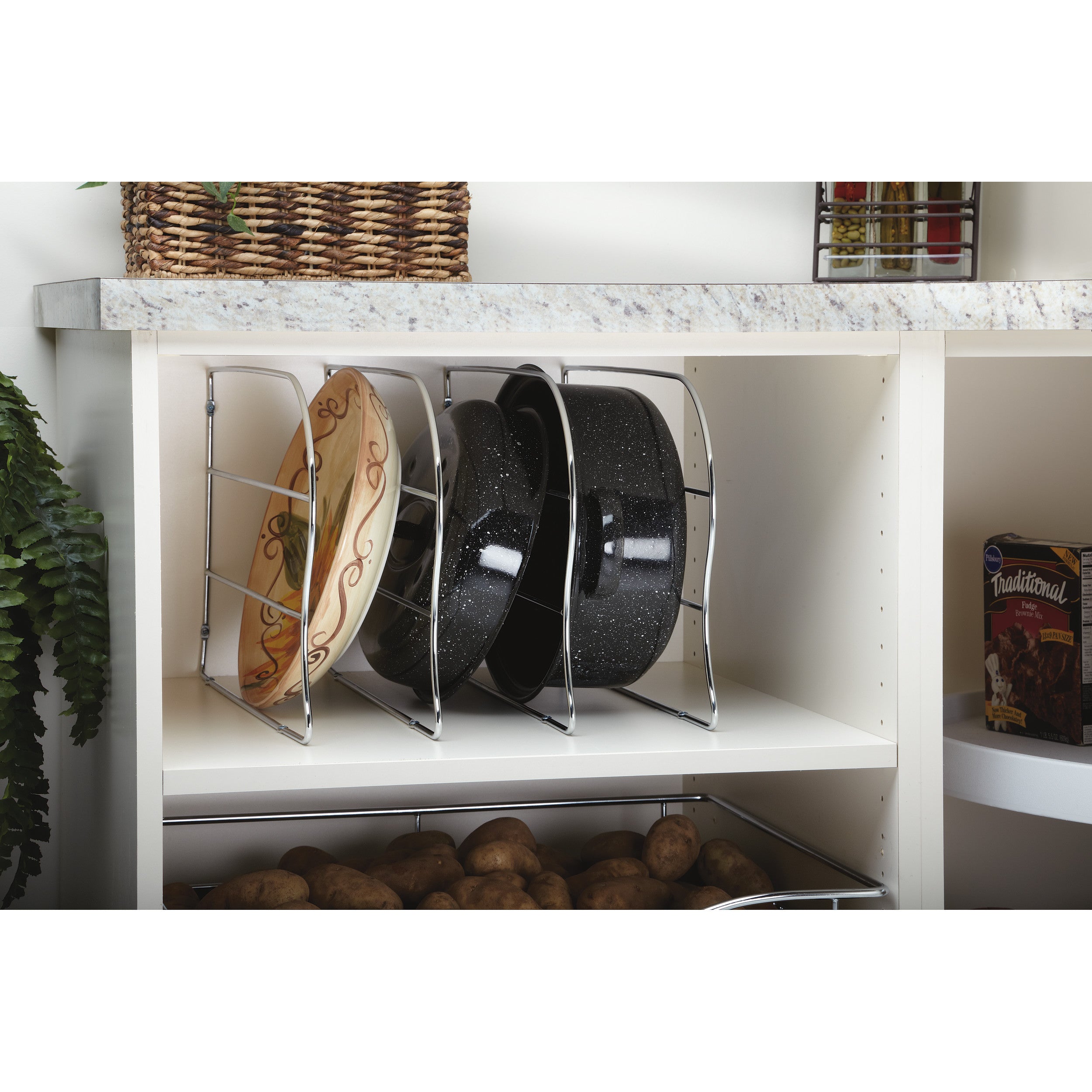 12" LD Chrome Tray Divider 10 Per