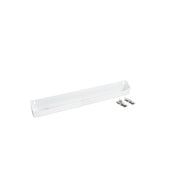 24 in White Polymer Lazy Daisy Tip-Out Tray White  24 in (610 mm) W x 2.13 in (54 mm) D x 3.81 in (97 mm) H