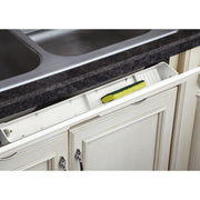 30 in White Polymer Lazy Daisy Tip-Out Tray White  30.44 in (773 mm) W x 2.13 in (54 mm) D x 3.81 in (97 mm) H