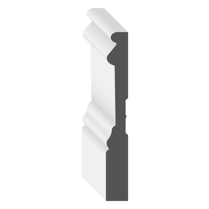 BASEBOARD PRIMED FJ 9/16" x 5-1/4"