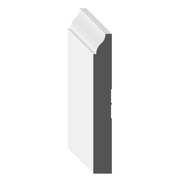 BASEBOARD PRIMD FJ OGEE BASE 9/16x4-1/4"