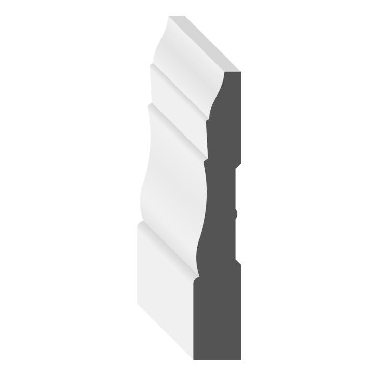 BASEBOARD 9/16" x 3-1/4"