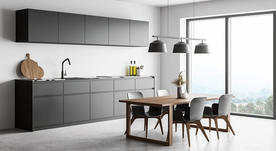 MDF BLACK MT 3/4 4X9   AGT 3004 - MATT BLACK