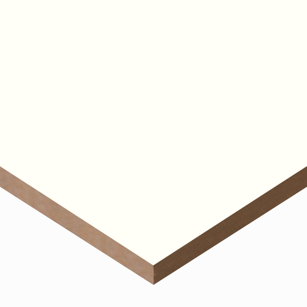 MDF WHITE  MATTE SOFT TOUCH  4X9 3/4 AGT 734
