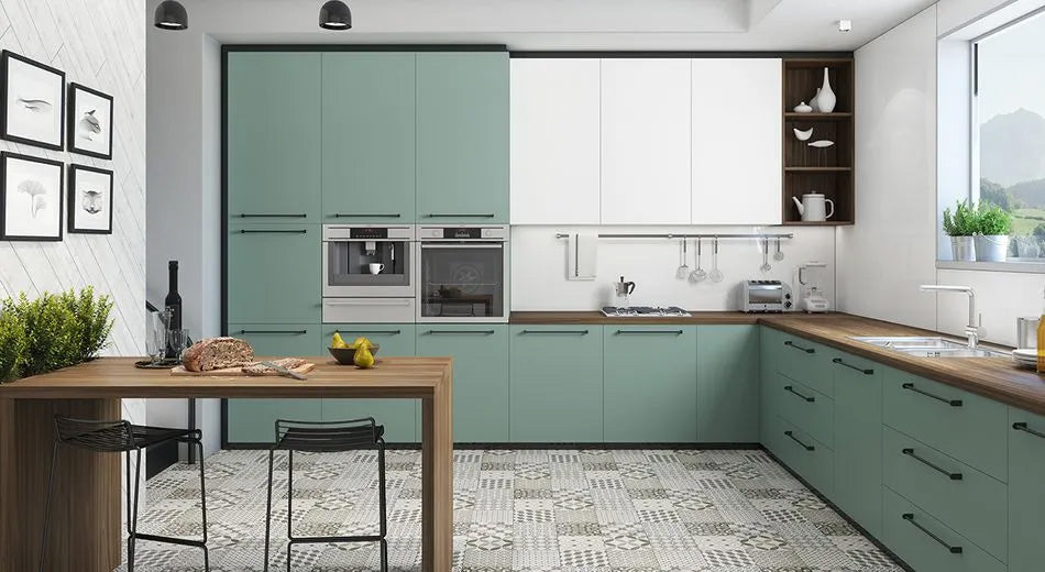 MDF SOFT TOUCH RELAX GREEN MATTE 3/4 4X9  AGT 735