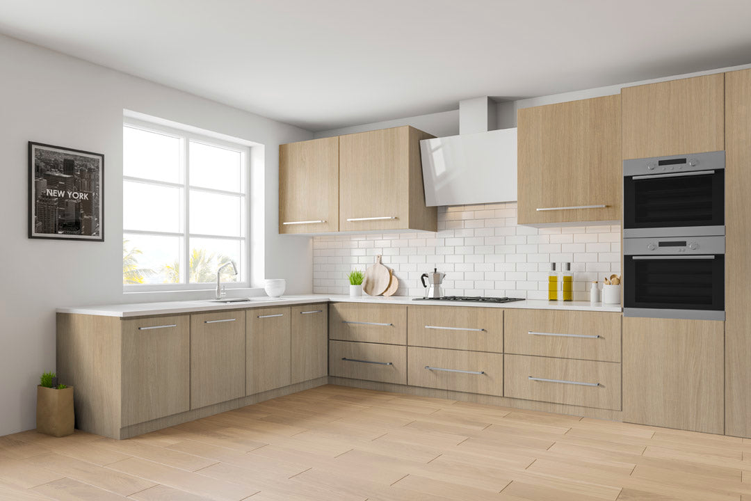 MDF Desert Oak 2 Sides 4X9 19MM SHINNOKI