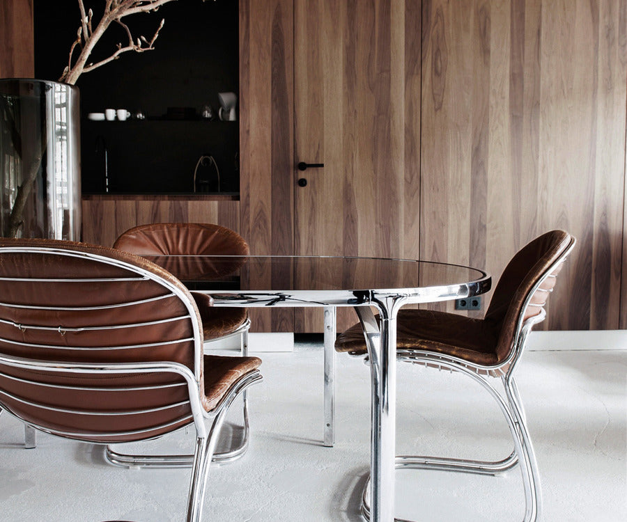 MDF Smoked Walnut 2 Sides 4X9 19MM SHINNOKI