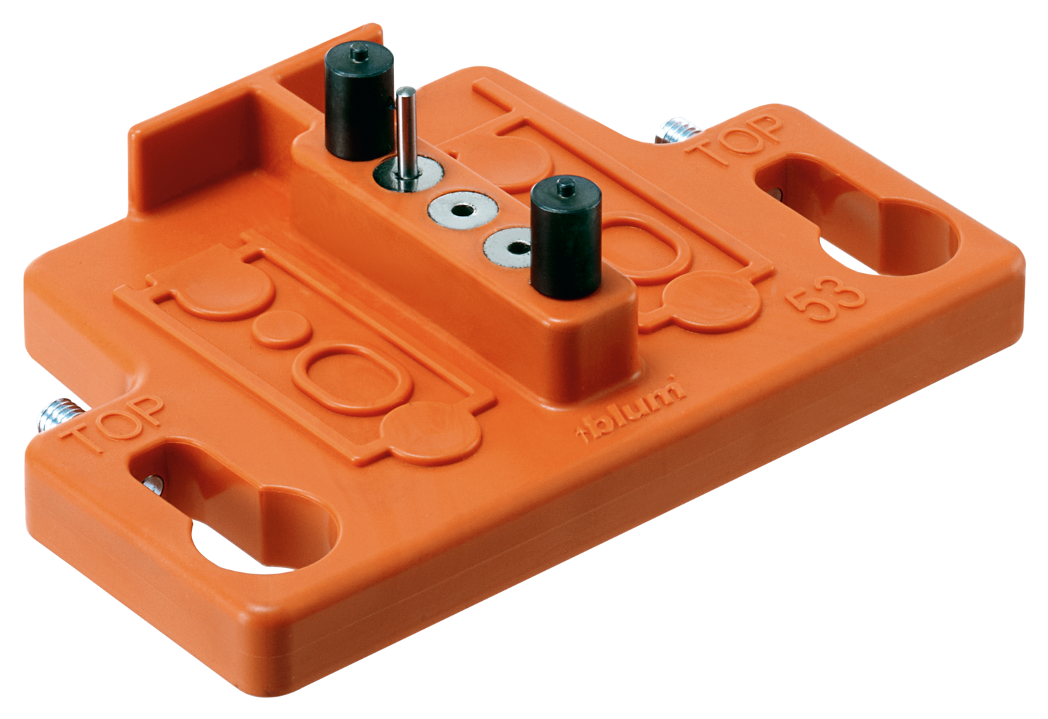 Insertion ram for in-line mounting plates
