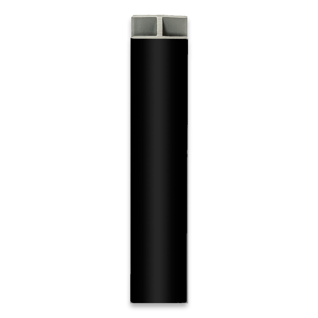 TOE KICK STRAIGHT JOINT VOLPATO FOR H150 5.90" MATTE BLACK