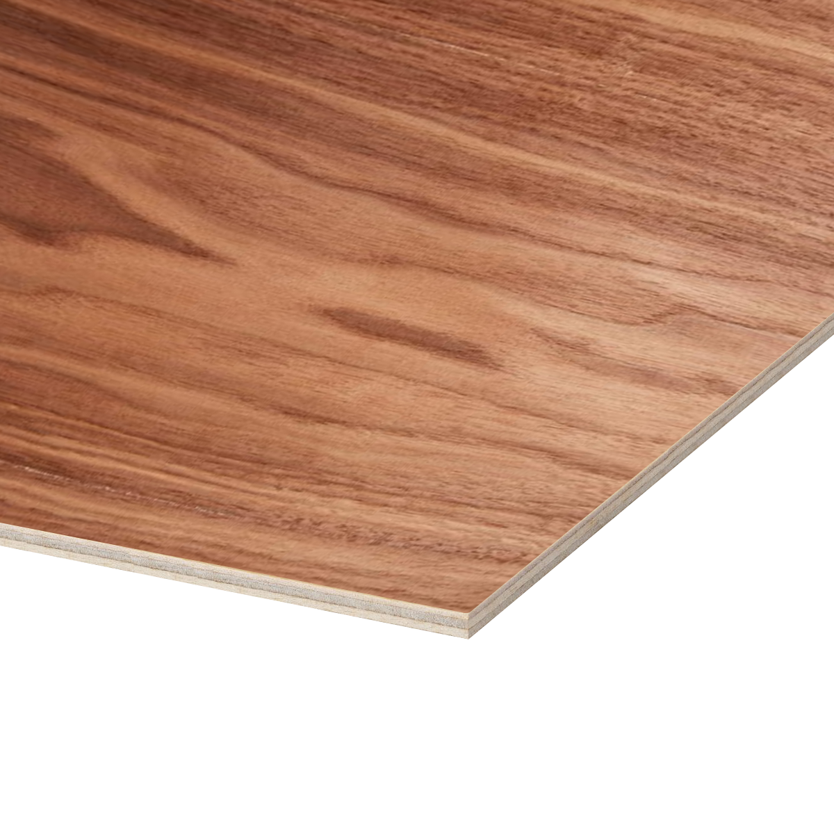 Walnut Plywood, Plain Sliced Veneer 4 ft x 8 ft