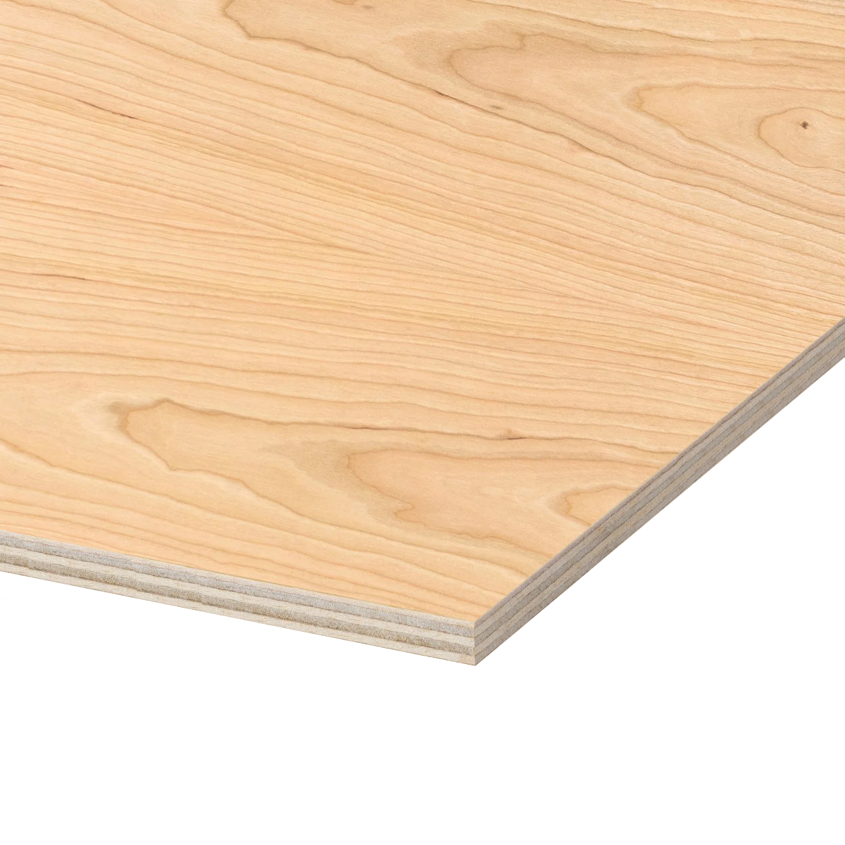 Cherry Plywood, Plain Sliced Veneer 4 ft x 8 ft