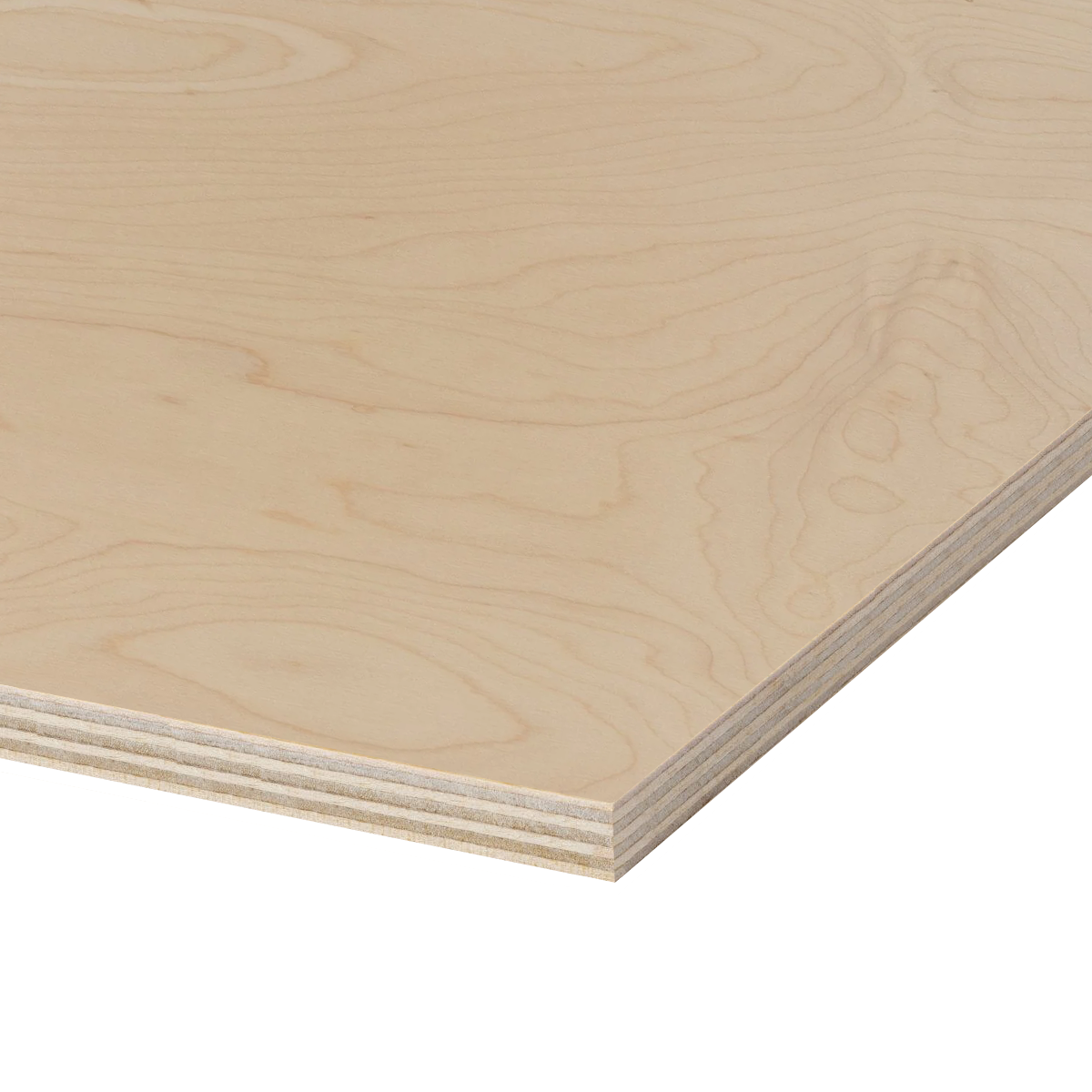 Maple Plywood, Rotary Cut Veneer 4 ft x 8 ft