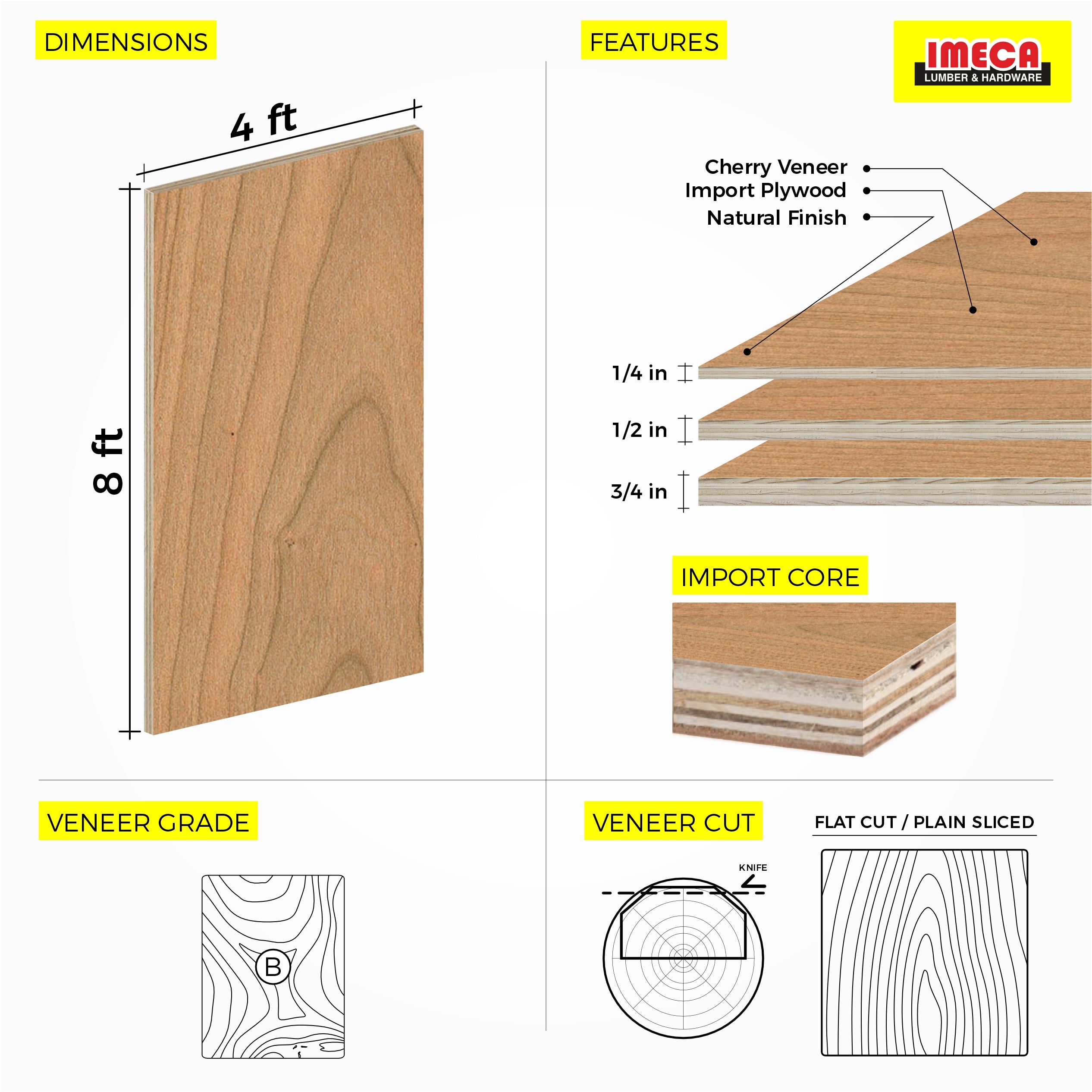 Cherry Plywood (Imported Plywood)