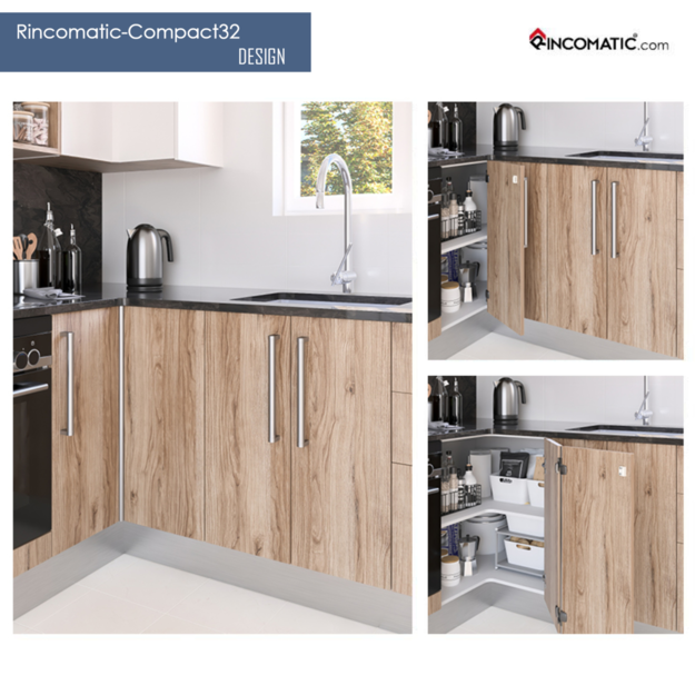 CORNER HINGE COMPACT32 30'' STAINLESS STL